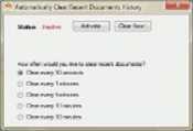Automatically Clear Recent Documents History 