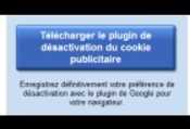 Plugin de désactivation du cookie publicitaire<br/>pour Chrome 