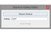 Shortcut Hotkey Editor 