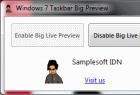 Windows 7 Taskbar Big Preview 